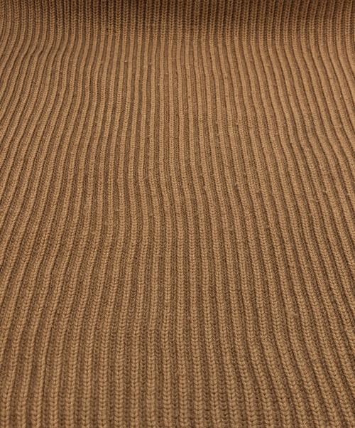 AURALEE（オーラリー）AURALEE (オーラリー) SUPER FINE WOOL RIB KINT ブラウン サイズ:３の古着・服飾アイテム