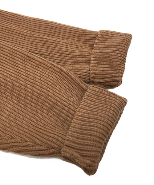 AURALEE（オーラリー）AURALEE (オーラリー) SUPER FINE WOOL RIB KINT ブラウン サイズ:３の古着・服飾アイテム