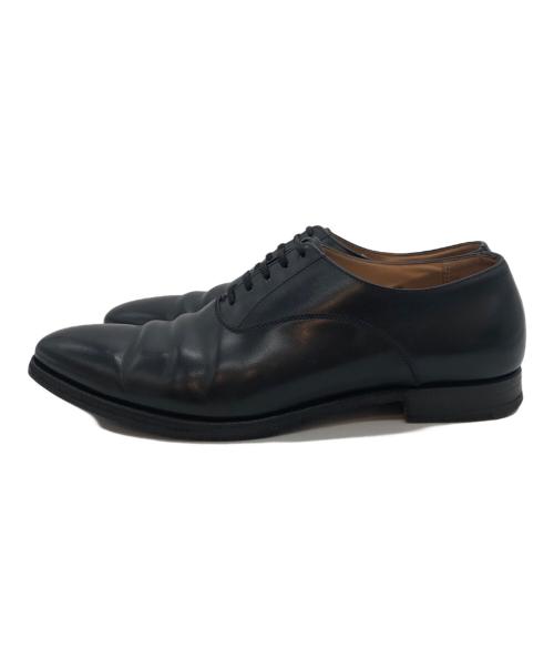 Crockett & Jones（クロケット＆ジョーンズ）Crockett & Jones (クロケット＆ジョーンズ) 内羽根 プレーントゥ シューズ ブラック サイズ:8 Eの古着・服飾アイテム
