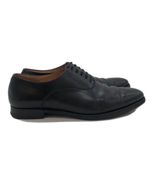 Crockett & Jones（クロケット＆ジョーンズ）Crockett & Jones (クロケット＆ジョーンズ) 内羽根 プレーントゥ シューズ ブラック サイズ:8 Eの古着・服飾アイテム