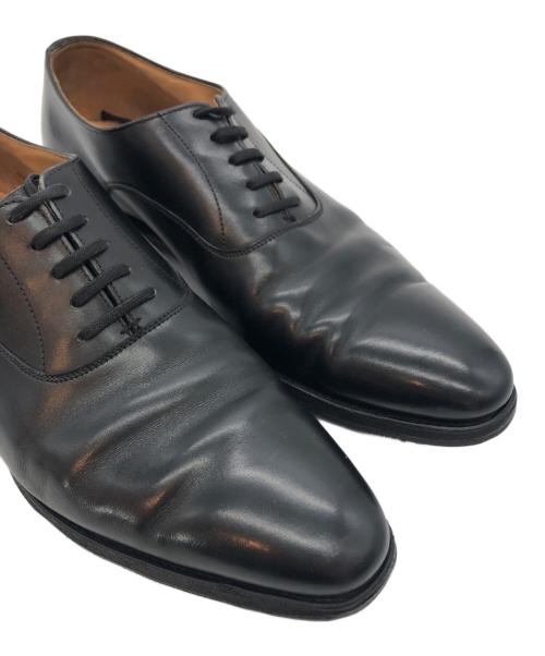 Crockett & Jones（クロケット＆ジョーンズ）Crockett & Jones (クロケット＆ジョーンズ) 内羽根 プレーントゥ シューズ ブラック サイズ:8 Eの古着・服飾アイテム