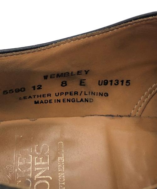 Crockett & Jones（クロケット＆ジョーンズ）Crockett & Jones (クロケット＆ジョーンズ) 内羽根 プレーントゥ シューズ ブラック サイズ:8 Eの古着・服飾アイテム