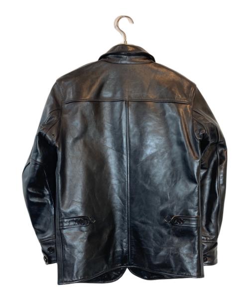 HOR.L.TOGS（ソノタブランド）HOR.L.TOGS (ソノタブランド) ホースハイドカーコート ブラック サイズ:SIZE 38の古着・服飾アイテム