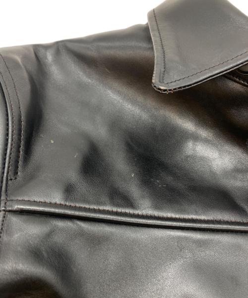 HOR.L.TOGS（ソノタブランド）HOR.L.TOGS (ソノタブランド) ホースハイドカーコート ブラック サイズ:SIZE 38の古着・服飾アイテム