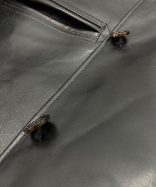 HOR.L.TOGS（ソノタブランド）HOR.L.TOGS (ソノタブランド) ホースハイドカーコート ブラック サイズ:SIZE 38の古着・服飾アイテム