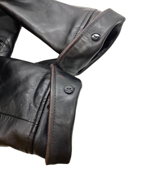 HOR.L.TOGS（ソノタブランド）HOR.L.TOGS (ソノタブランド) ホースハイドカーコート ブラック サイズ:SIZE 38の古着・服飾アイテム