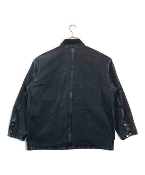 orSlow（オアスロウ）orSlow (オアスロウ) ルーズフィットカバーオール ブラック サイズ:SIZE 3の古着・服飾アイテム