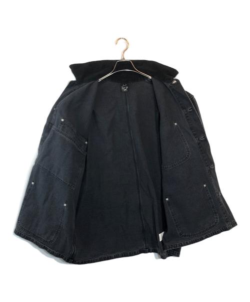 orSlow（オアスロウ）orSlow (オアスロウ) ルーズフィットカバーオール ブラック サイズ:SIZE 3の古着・服飾アイテム