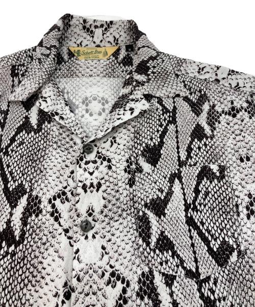 SCHOTT BROS.（ショット）SCHOTT BROS. (ショット) RAYON SHIRT PYTHON ホワイト サイズ:SIZE Mの古着・服飾アイテム