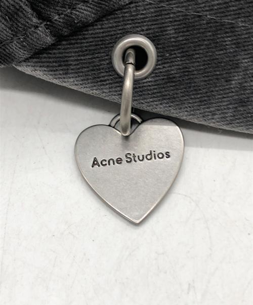 Acne studios（アクネ ストゥディオス）ACNE STUDIOS (アクネ ストゥディオス) ペンダントツイルキャップ グレー サイズ:One size(59cm)の古着・服飾アイテム