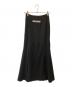 ALICE AUAA (アリスアウアア) デザイン フレアロングスカート ブラック サイズ:4：20000円