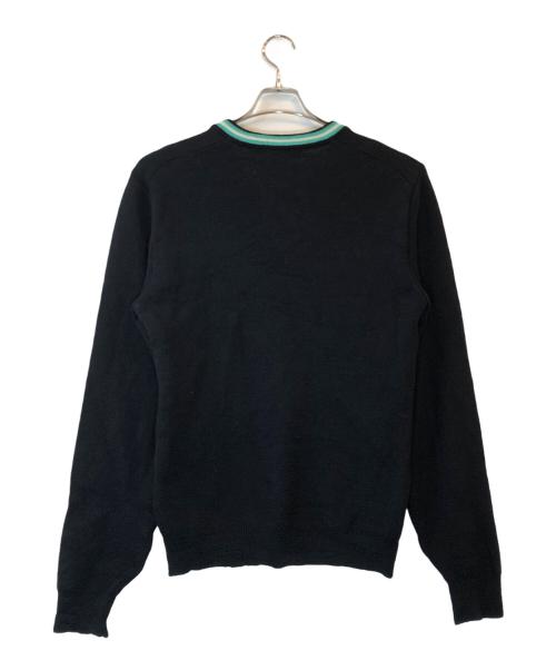 COMME des GARCONS SHIRT（コムデギャルソンシャツ）COMME des GARCONS SHIRT (コムデギャルソンシャツ) Vネックニット ブラック サイズ:Lの古着・服飾アイテム
