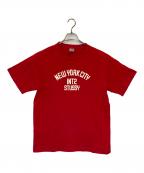 stussyステューシー）の古着「半袖Tシャツ」｜レッド