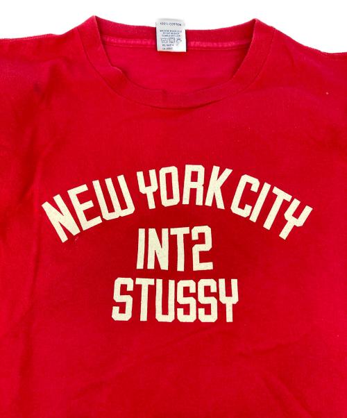 stussy（ステューシー）stussy (ステューシー) 半袖Tシャツ レッド サイズ:SIZE Lの古着・服飾アイテム