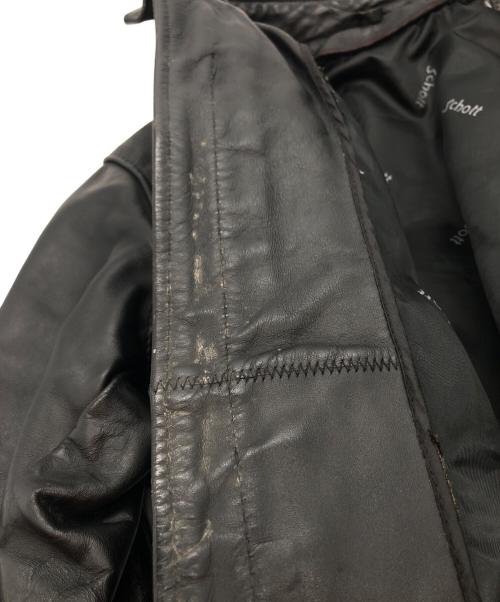 Schott（ショット）Schott (ショット) シングルライダースジャケット ブラック サイズ:SIZE 36の古着・服飾アイテム