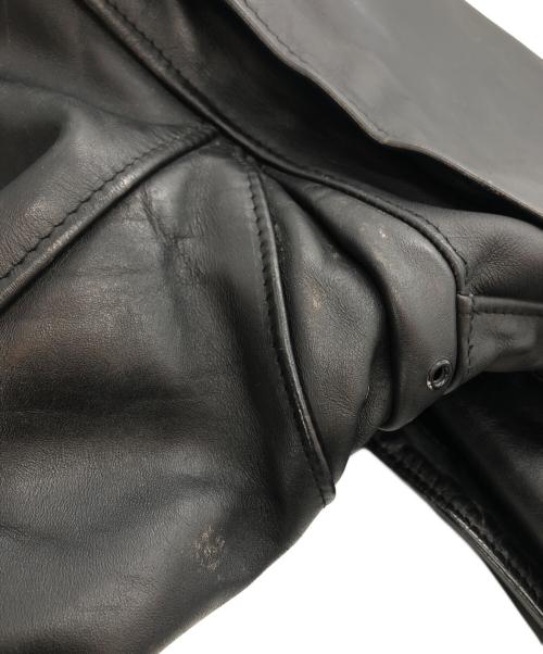 Schott（ショット）Schott (ショット) シングルライダースジャケット ブラック サイズ:SIZE 36の古着・服飾アイテム