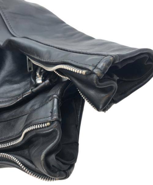 Schott（ショット）Schott (ショット) シングルライダースジャケット ブラック サイズ:SIZE 36の古着・服飾アイテム