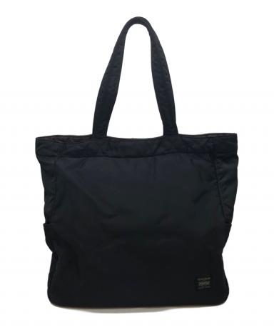 中古・古着通販】PORTER (ポーター) クリームトートバッグ ブラック