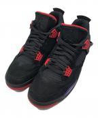 NIKEナイキ）の古着「AIR JORDAN 4 RETRO RAPTORS（エアジョーダン4 レトロ ラプターズ）」｜ブラック