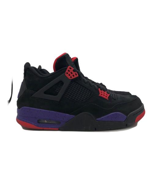 NIKE（ナイキ）NIKE (ナイキ) AIR JORDAN 4 RETRO RAPTORS（エアジョーダン4 レトロ ラプターズ） ブラック サイズ:US10.5の古着・服飾アイテム