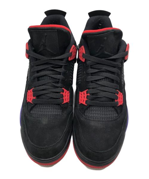 NIKE（ナイキ）NIKE (ナイキ) AIR JORDAN 4 RETRO RAPTORS（エアジョーダン4 レトロ ラプターズ） ブラック サイズ:US10.5の古着・服飾アイテム