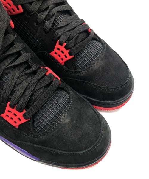 NIKE（ナイキ）NIKE (ナイキ) AIR JORDAN 4 RETRO RAPTORS（エアジョーダン4 レトロ ラプターズ） ブラック サイズ:US10.5の古着・服飾アイテム