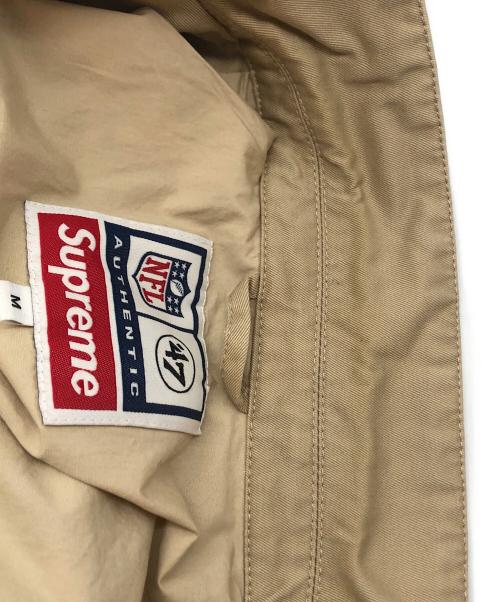 SUPREME（シュプリーム）Supreme (シュプリーム) NFL (エヌエフエル) Raiders versity ジャケッ ベージュ サイズ:Mの古着・服飾アイテム
