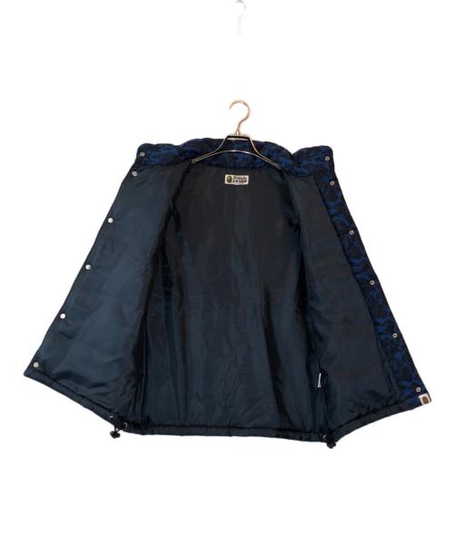 A BATHING APE（アベイシングエイプ）A BATHING APE (アベイシングエイプ) ダウンベスト ブルー サイズ:Mの古着・服飾アイテム