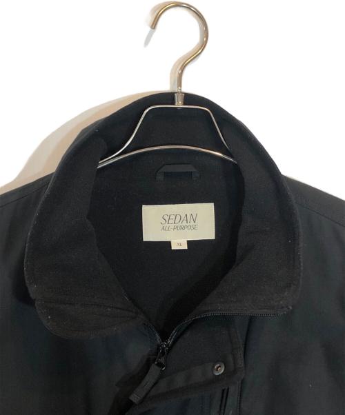SEDAN ALL-PURPOSE（セダンオールパーパス）SEDAN ALL-PURPOSE (セダンオールパーパス) Fleece Lined Jacket ブラック サイズ:XLの古着・服飾アイテム