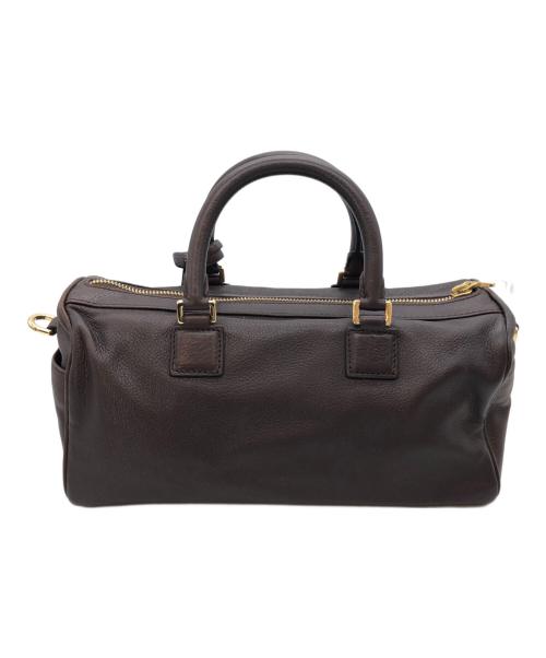 LOEWE（ロエベ）LOEWE (ロエベ) アメ アナグラム ハンドバッグ ブラウンの古着・服飾アイテム
