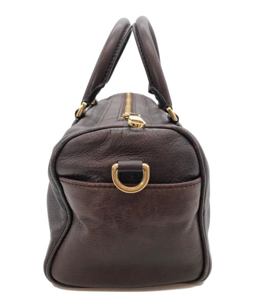 LOEWE（ロエベ）LOEWE (ロエベ) アメ アナグラム ハンドバッグ ブラウンの古着・服飾アイテム