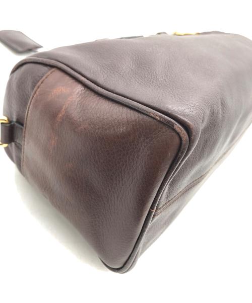 LOEWE（ロエベ）LOEWE (ロエベ) アメ アナグラム ハンドバッグ ブラウンの古着・服飾アイテム