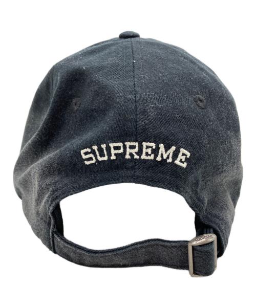 SUPREME（シュプリーム）Supreme (シュプリーム) Leather Applique 6-Panel ブラックの古着・服飾アイテム