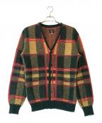 Needlesニードルズ）の古着「Mohair Cardigan Tartan」｜レッド×グリーン