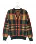 Needles（ニードルズ）の古着「Mohair Cardigan Tartan」｜レッド×グリーン