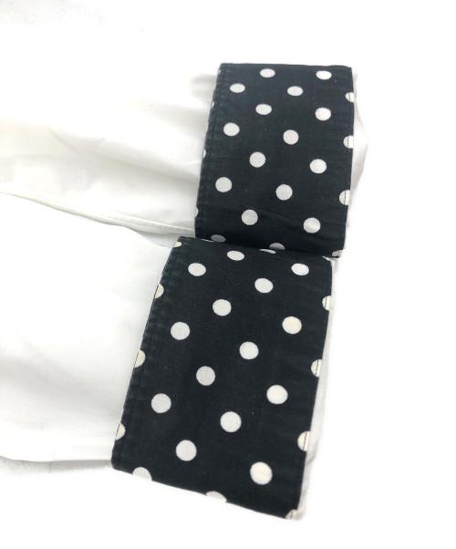 COMME des GARCONS HOMME DEUX（コムデギャルソン オム ドゥ）COMME des GARCONS HOMME DEUX (コムデギャルソン オム ドゥ) ドット切替シャツ ホワイト サイズ:Sの古着・服飾アイテム