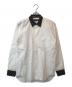 COMME des GARCONS HOMME DEUX（コムデギャルソン オム ドゥ）の古着「ドット切替シャツ」｜ホワイト