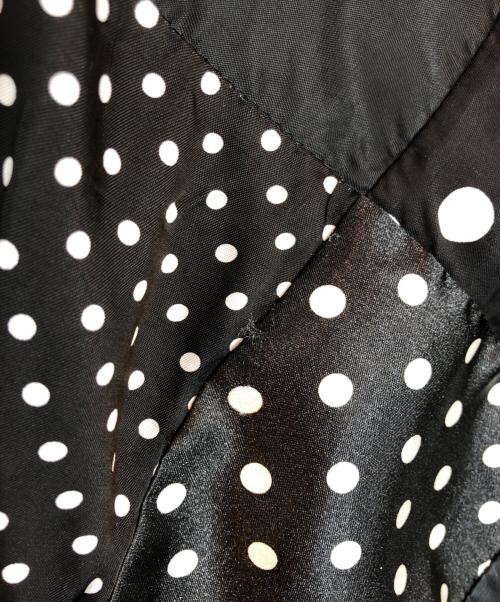 COMME des GARCONS HOMME（コムデギャルソン オム）COMME des GARCONS HOMME (コムデギャルソン オム) フロントドットプリントダイヤパッチワークカーディガン ブラック サイズ:Sの古着・服飾アイテム