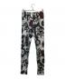 COMME des GARCONS HOMME (コムデギャルソン オム) 総柄レギンスパンツ ブラック×ホワイト サイズ:M：18000円