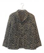Engineered Garmentsエンジニアドガーメンツ）の古着「レオパード柄シャツジャケット」｜ブラウン