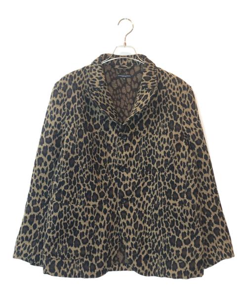 Engineered Garments（エンジニアド ガーメンツ）Engineered Garments (エンジニアドガーメンツ) レオパード柄シャツジャケット ブラウン サイズ:Sの古着・服飾アイテム