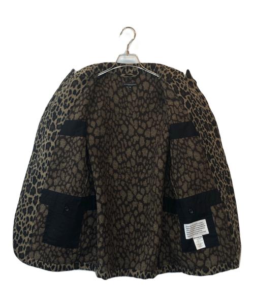Engineered Garments（エンジニアド ガーメンツ）Engineered Garments (エンジニアドガーメンツ) レオパード柄シャツジャケット ブラウン サイズ:Sの古着・服飾アイテム
