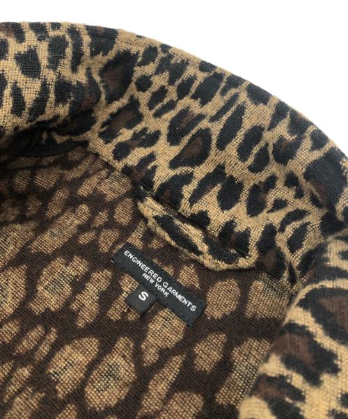 Engineered Garments（エンジニアド ガーメンツ）Engineered Garments (エンジニアドガーメンツ) レオパード柄シャツジャケット ブラウン サイズ:Sの古着・服飾アイテム