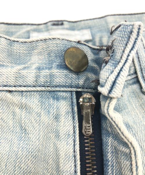 NUMBER (N)INE（ナンバーナイン）NUMBER (N)INE (ナンバーナイン) 泥加工ストレートデニムパンツ インディゴ サイズ:SIZ 3×LENGTH 30の古着・服飾アイテム