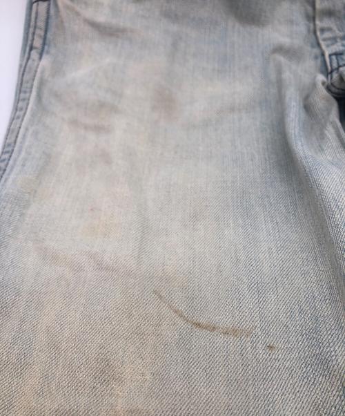 NUMBER (N)INE（ナンバーナイン）NUMBER (N)INE (ナンバーナイン) 泥加工ストレートデニムパンツ インディゴ サイズ:SIZ 3×LENGTH 30の古着・服飾アイテム