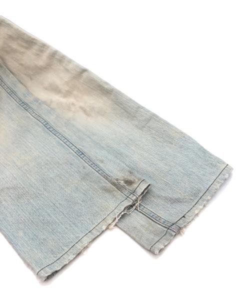 NUMBER (N)INE（ナンバーナイン）NUMBER (N)INE (ナンバーナイン) 泥加工ストレートデニムパンツ インディゴ サイズ:SIZ 3×LENGTH 30の古着・服飾アイテム