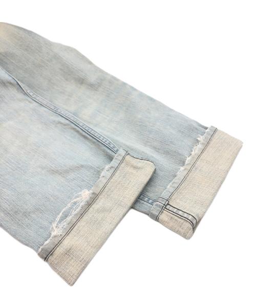 NUMBER (N)INE（ナンバーナイン）NUMBER (N)INE (ナンバーナイン) 泥加工ストレートデニムパンツ インディゴ サイズ:SIZ 3×LENGTH 30の古着・服飾アイテム