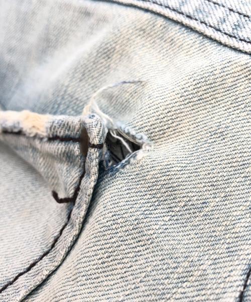 NUMBER (N)INE（ナンバーナイン）NUMBER (N)INE (ナンバーナイン) 泥加工ストレートデニムパンツ インディゴ サイズ:SIZ 3×LENGTH 30の古着・服飾アイテム