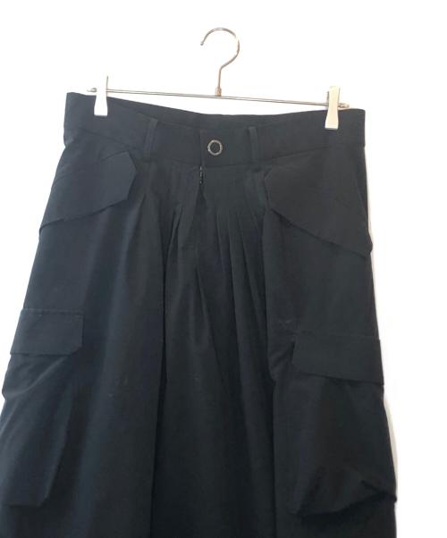 FUMITO GANRYU（フミトガンリュウ）FUMITO GANRYU (フミトガンリュウ) Mixture sarrouel tech pants ブラック サイズ:2の古着・服飾アイテム