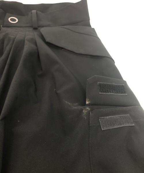 FUMITO GANRYU（フミトガンリュウ）FUMITO GANRYU (フミトガンリュウ) Mixture sarrouel tech pants ブラック サイズ:2の古着・服飾アイテム